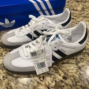 Adidas Samba OG White and Black Shoes